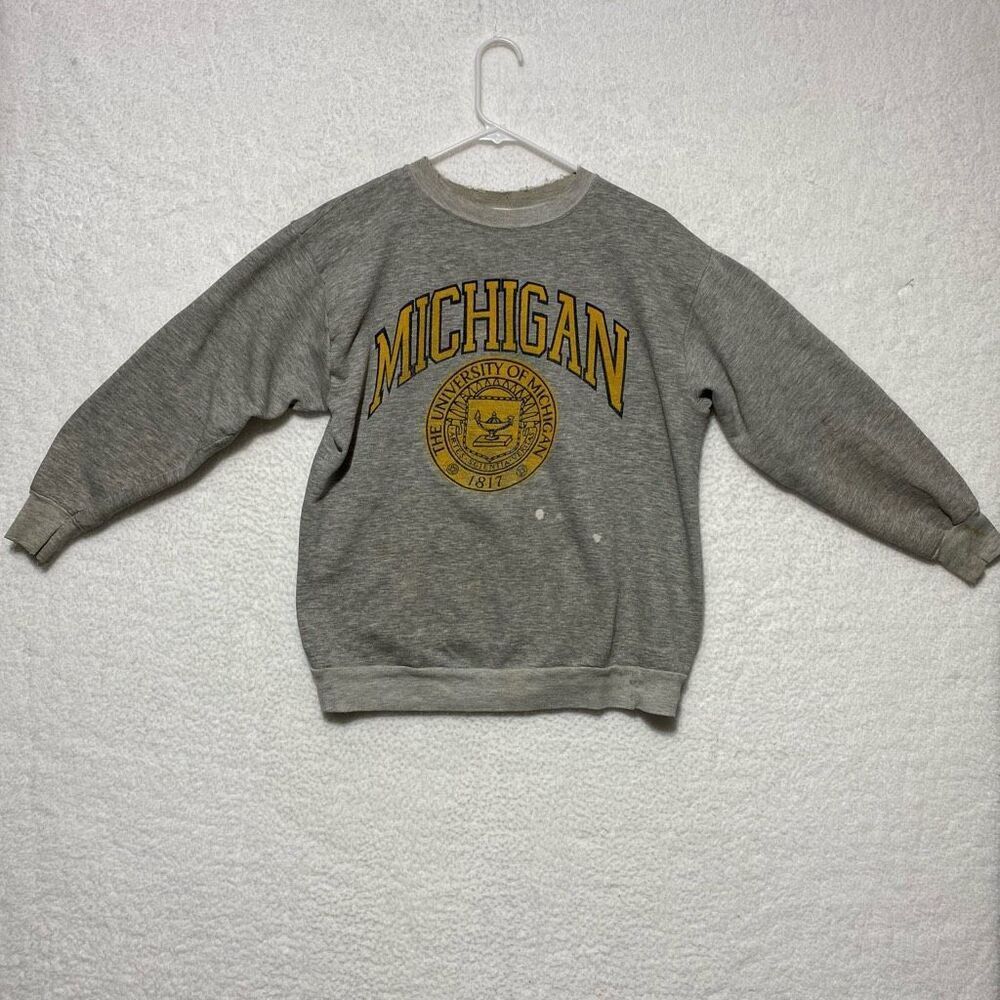 Gray Michigan Sweatshirt